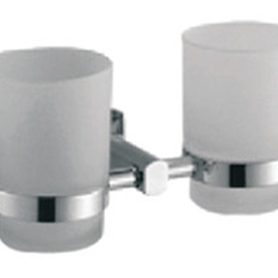 Giá đựng cốc đánh răng mạ chrome Clara CTH-01