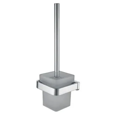 Giá đỡ và chổi cọ bồn vệ sinh mạ chrome Clara CA10-6