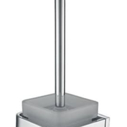 Giá đỡ và chổi cọ bồn vệ sinh mạ chrome Clara CA10-6