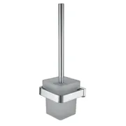 Giá đỡ và chổi cọ bồn vệ sinh mạ chrome Clara CA10-6