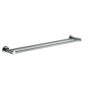 Thanh treo khăn đôi mạ chrome CLARA CTB-02