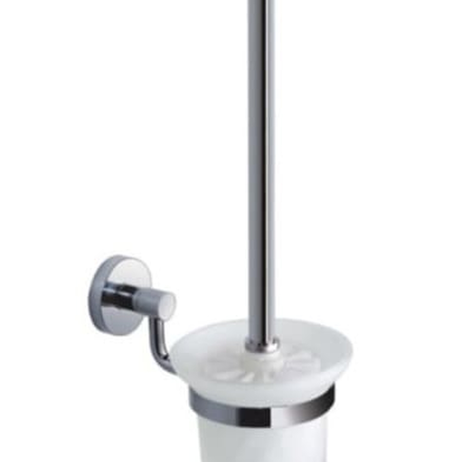 Giá đỡ và chổi cọ bồn vệ sinh mạ chrome Clara CA011-6