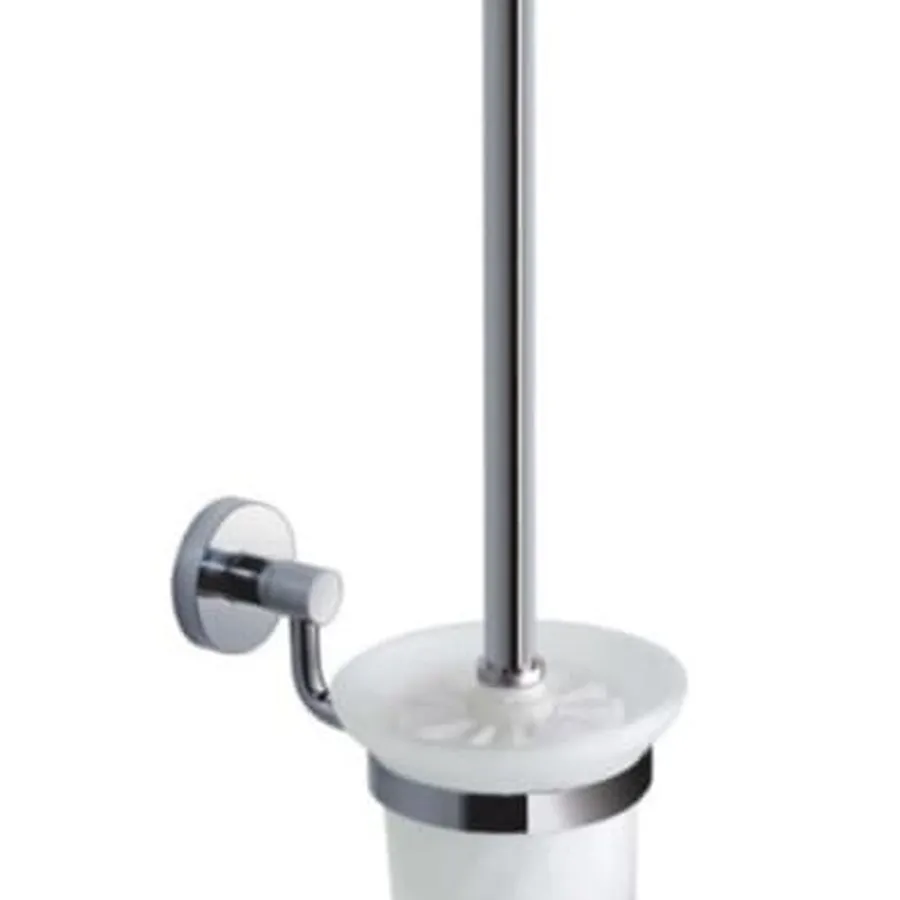 Giá đỡ và chổi cọ bồn vệ sinh mạ chrome Clara CA011-6