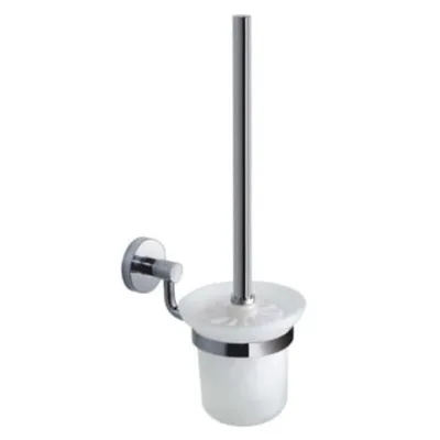 Giá đỡ và chổi cọ bồn vệ sinh mạ chrome Clara CA011-6