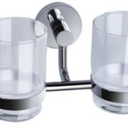 Giá đựng cốc đánh răng mạ chrome Clara CA011-5