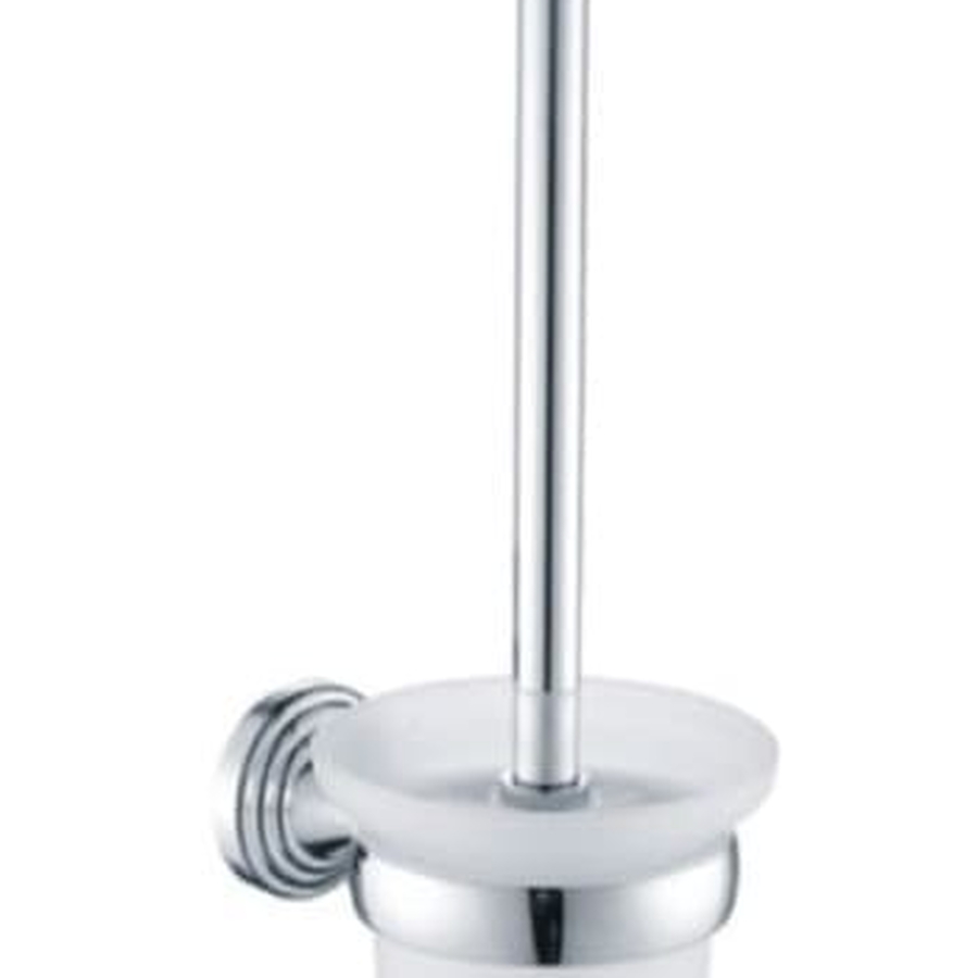 Giá đỡ và chổi cọ bồn vệ sinh mạ chrome Clara CA15-6