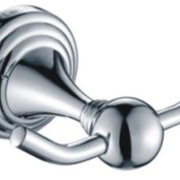 Móc treo áo đôi mạ chrome Clara CA15-1B