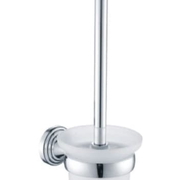 Giá đỡ và chổi cọ bồn vệ sinh mạ chrome Clara CA15-6