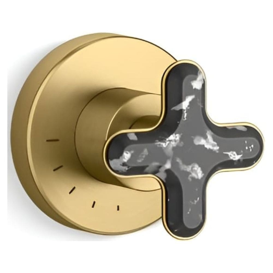 Mặt nạ điều khiển lưu lượng sen tắm màu đồng Kallista P32710-JST-2MB