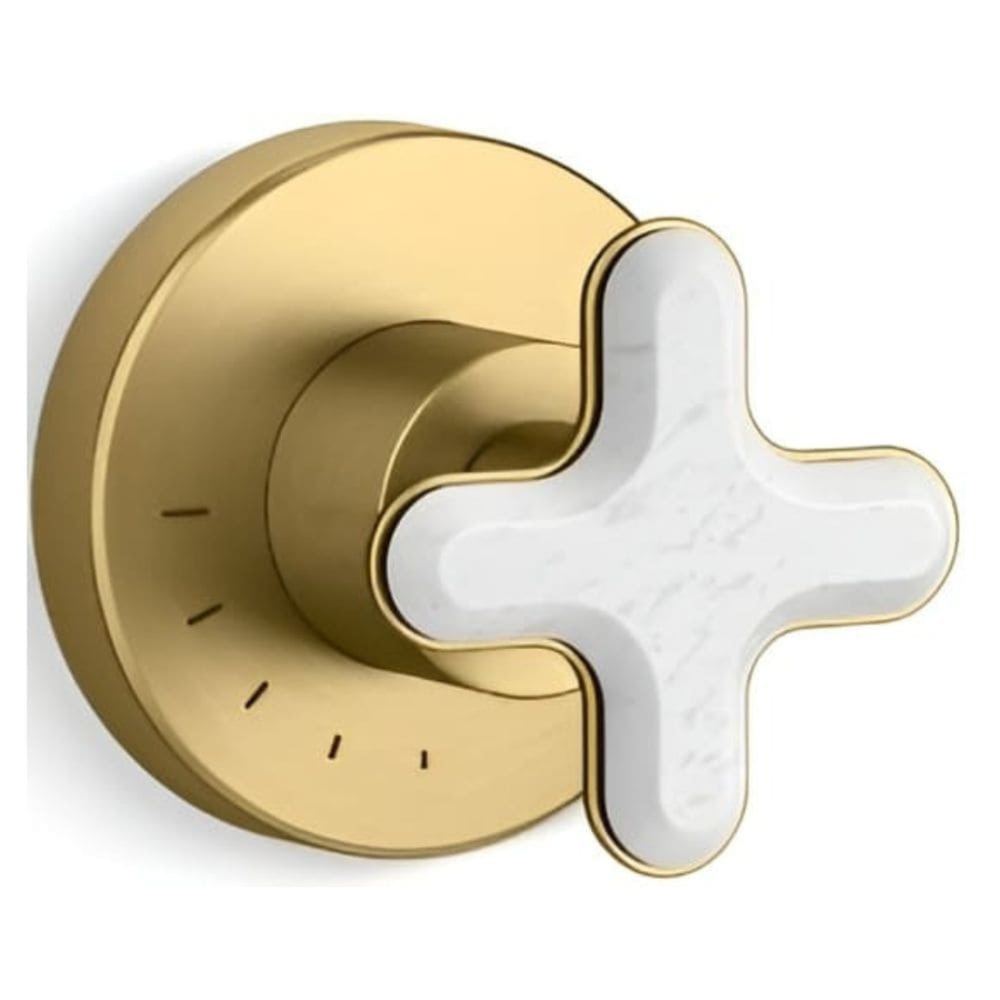 Mặt nạ điều khiển lưu lượng sen tắm màu đồng Kallista P32710-WC-2MB