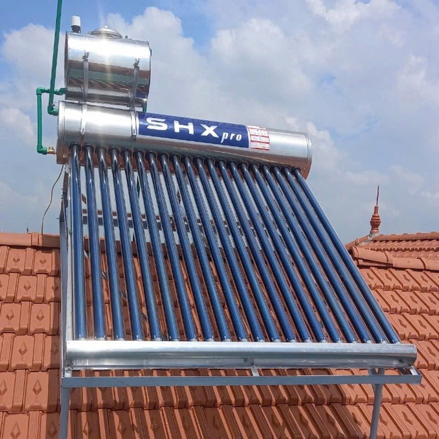 Năng Lượng Mặt Trời Sơn Hà Xanh SHX Pro Gold 160L (Ống chân không)