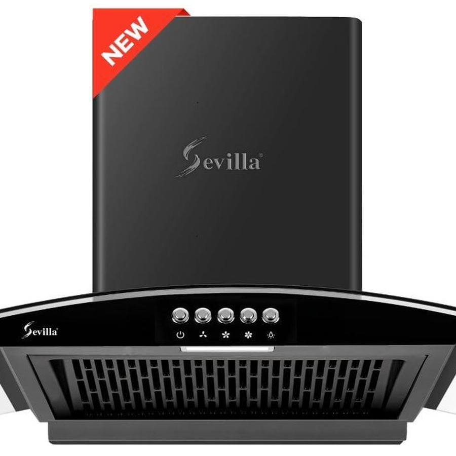 Máy hút khói khử mùi kính cong cao cấp Sevilla SV-6688