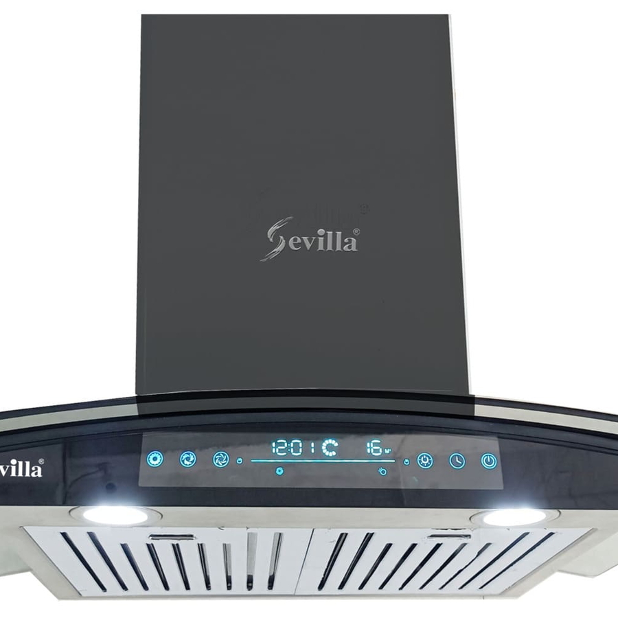 Máy hút khói khử mùi kính cong cao cấp Sevilla SV-770