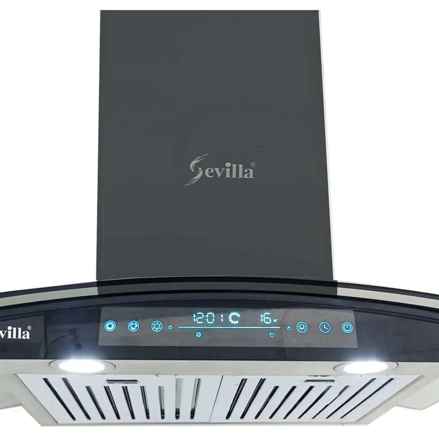 Máy hút khói khử mùi kính cong cao cấp Sevilla SV-790