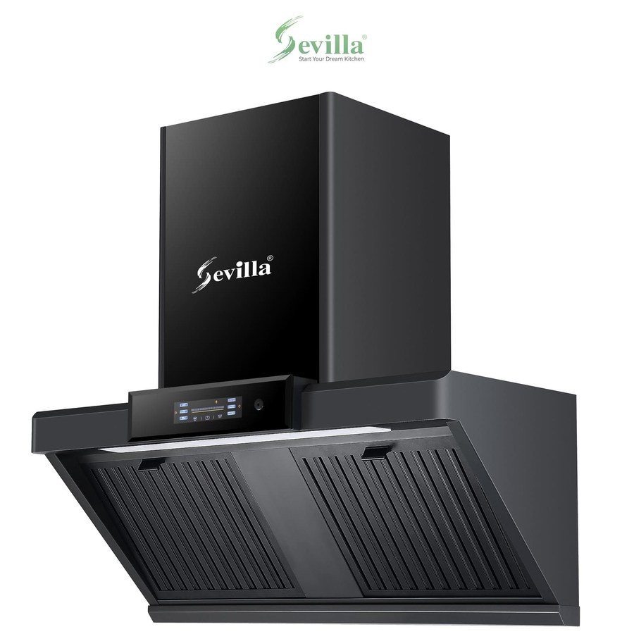 Máy hút khói khử mùi chữ T cao cấp Sevilla SV-BK97