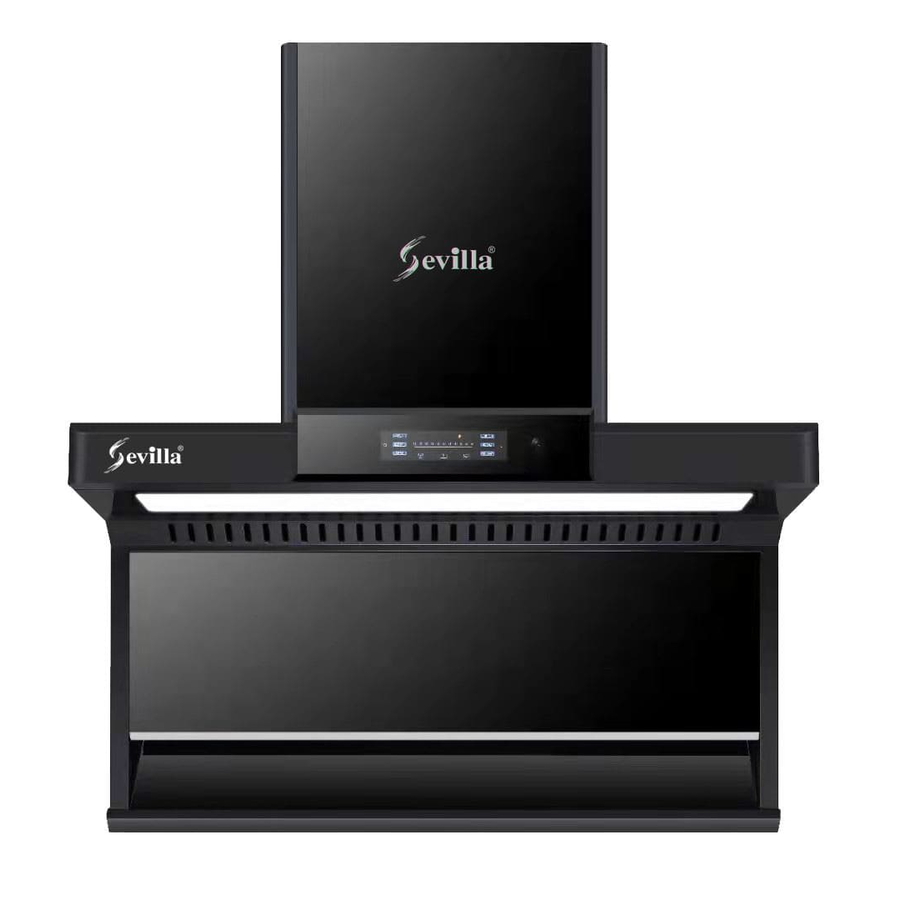 Máy hút khói khử mùi chữ T cao cấp Sevilla SV-BK99