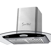 Máy hút khói khử mùi kính cong cao cấp Sevilla SV-3388S1/90