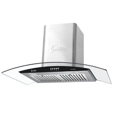 Máy hút khói khử mùi kính cong cao cấp Sevilla SV-3388C1