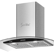 Máy hút khói khử mùi kính cong cao cấp Sevilla SV-3388A1