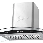 Máy hút khói khử mùi kính cong cao cấp Sevilla SV-3388C1