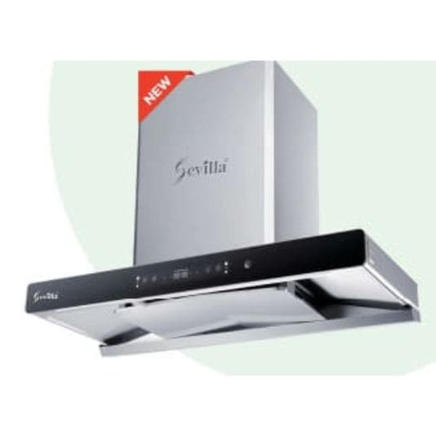 Máy hút khói khử mùi kính cong cao cấp Sevilla SV-AT307