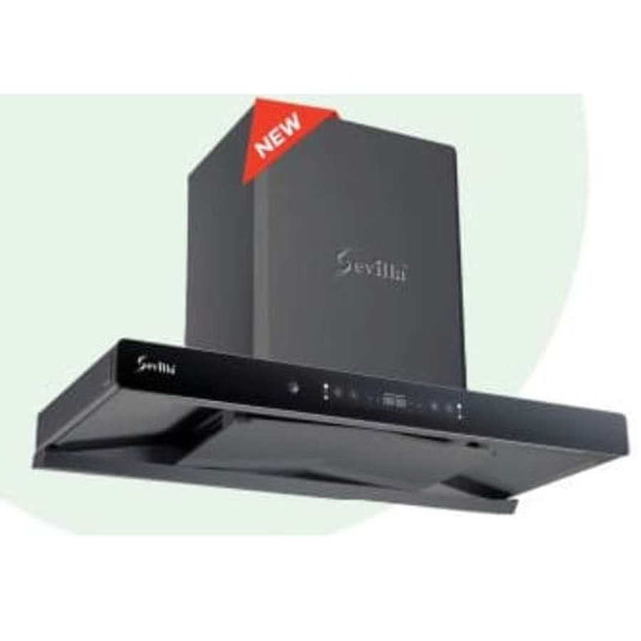 Máy hút khói khử mùi kính cong cao cấp Sevilla SV-AT307BL