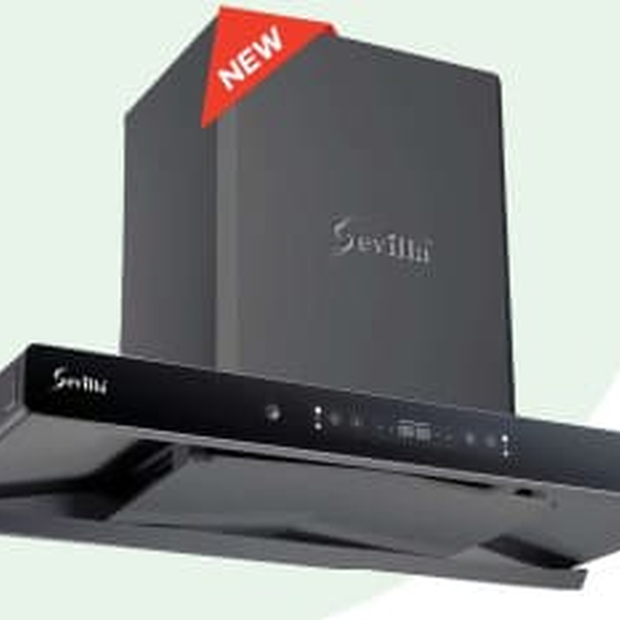 Máy hút khói khử mùi kính cong cao cấp Sevilla SV-AT309BL