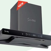 Máy hút khói khử mùi kính cong cao cấp Sevilla SV-AT309BL