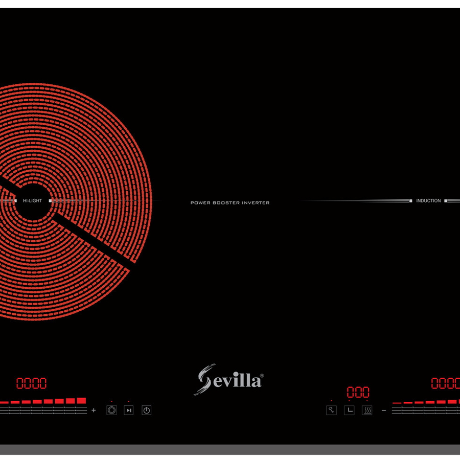 Bếp điện từ 2 vùng nấu cao cấp Sevilla SV-289TS