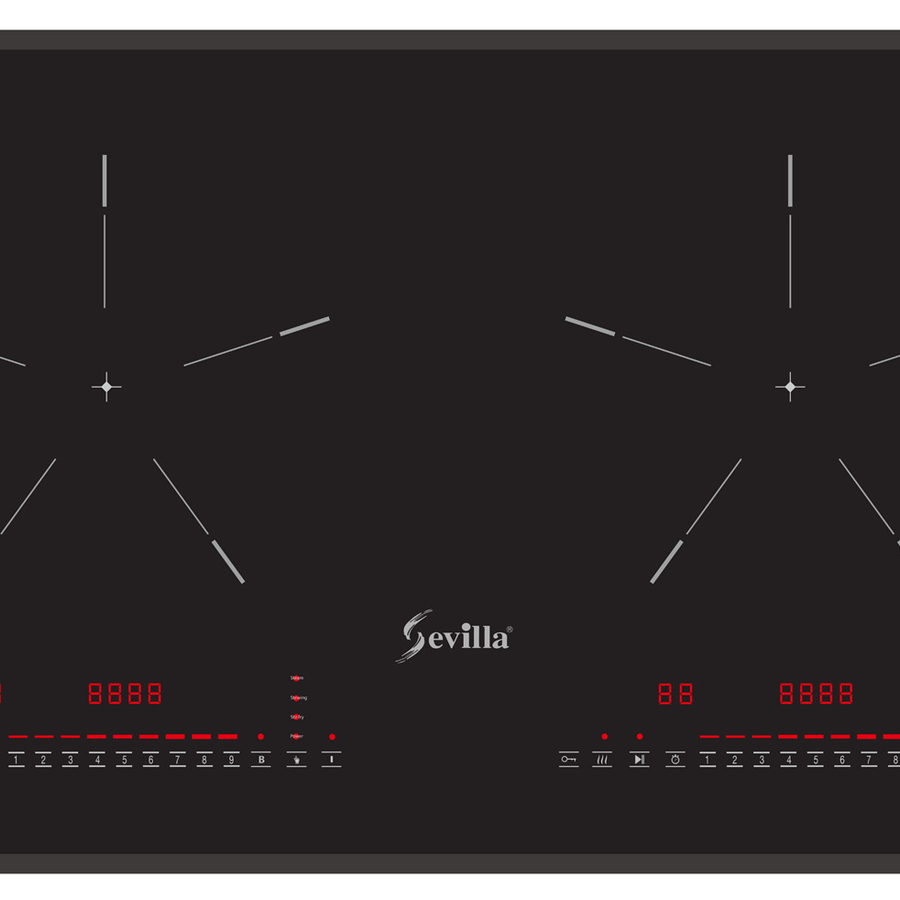 Bếp điện từ 2 vùng nấu cao cấp Sevilla SV-TB502