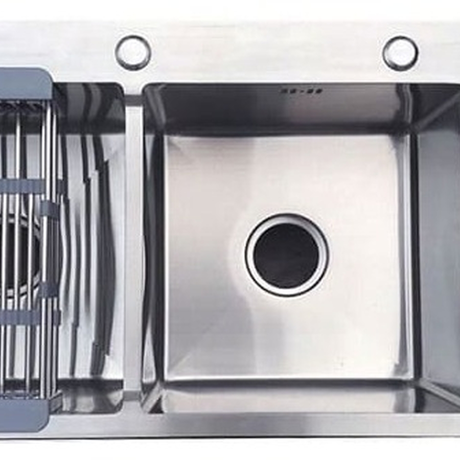 Chậu Rửa bát 2 hố cân 1 bàn Sevilla SV-10045