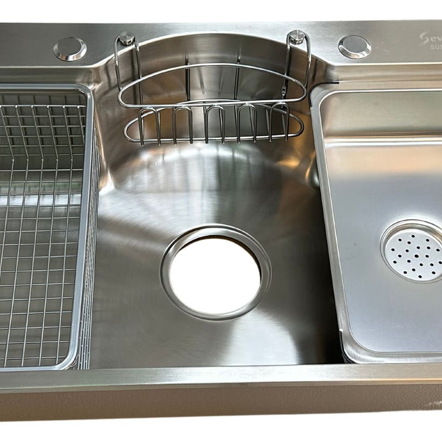 Chậu Handmade 01 hố kiểu dáng Châu Âu Sevilla SV-HC7848