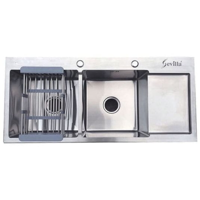 Chậu Rửa bát 2 hố cân 1 bàn Sevilla SV-10045