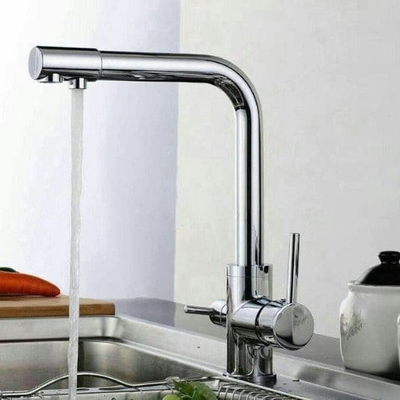 Vòi chậu rửa bát 3 đường nước dây rút Sevilla SV-835