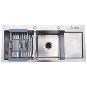Chậu Rửa bát 2 hố cân 1 bàn Sevilla SV-10045