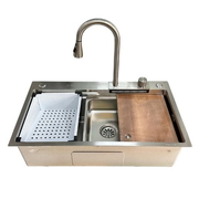 Chậu HANDMADE 01 hố kiểu dáng Châu Âu Sevilla SV-HC combo 7846