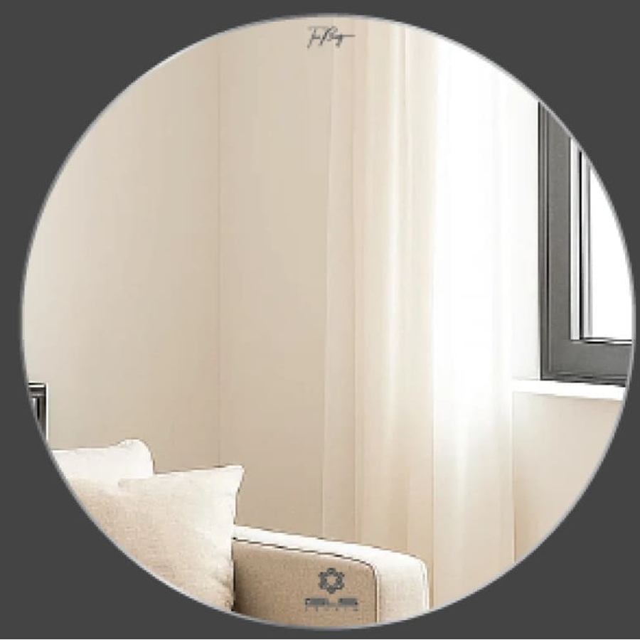 Gương khung nhôm Hình Tròn 600mm GLS BF5BC80