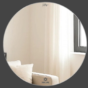 Gương khung nhôm Hình Tròn 600mm GLS BF5SC80 