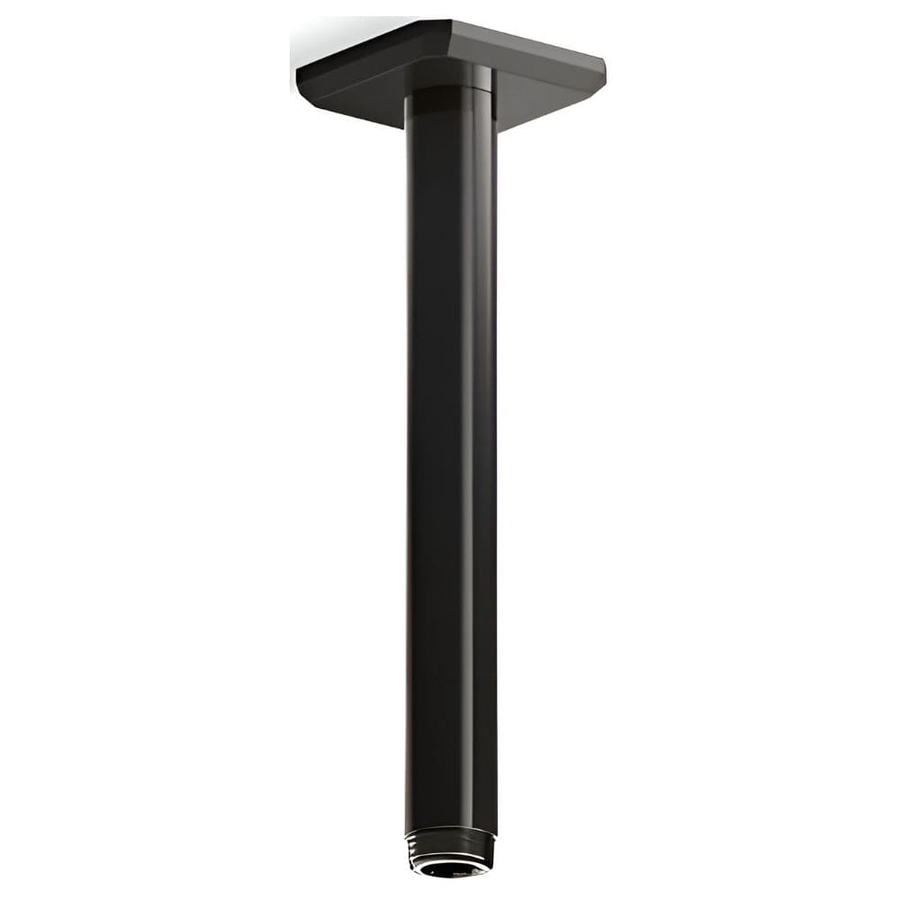 Thanh treo bát sen đế vuông gắn trần 7,5" màu đen Kallista P33012-00-PGP