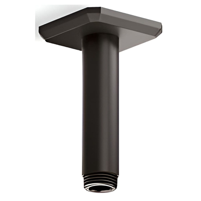 Thanh treo sen đế vuông gắn trần 4" màu đen Kallista P33011-00-BGP