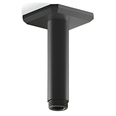 Thanh treo sen đế vuông gắn trần 4" màu đen Kallista P33011-00-BL