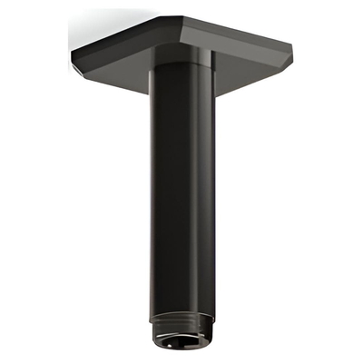 Thanh treo sen đế vuông gắn trần 4" màu đen Kallista P33011-00-PGP