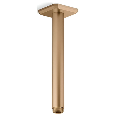 Thanh treo bát sen đế vuông gắn trần 7,5" màu đồng Kallista P33012-00-BLH