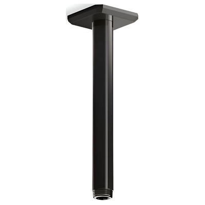 Thanh treo bát sen đế vuông gắn trần 7,5" màu đen Kallista P33012-00-PGP