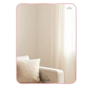 Gương khung nhôm màu champagne hình chữ nhật 50x70cm GLS VF14R30