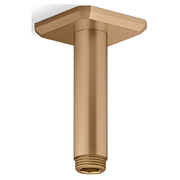 Thanh treo sen đế vuông gắn trần 4" màu đồng Kallista P33011-00-BLH