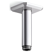 Thanh treo sen đế vuông gắn trần 4" màu chrome Kallista P33011-00-CP