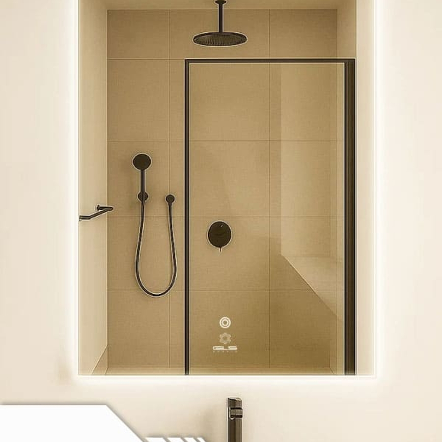 Gương led ánh sáng ngoài hình chữ nhật 50x70cm GLS HM35R30