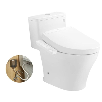 Bồn Cầu Điện Tử TOTO MS857DW24 Nắp Rửa Washlet TCF33461GAA S5