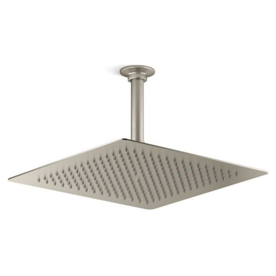 Bát sen trần vuông phun mưa hiện đại màu nickel Kallista P32936-00-BN